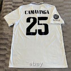 Camavinga #25 Real Madrid Mens Home EXTRA LARGE 22/23 Jersey
