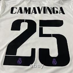 Camavinga #25 Real Madrid Mens Home EXTRA LARGE 22/23 Jersey