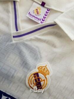 Camiseta Real Madrid 1989 Hummel 3 Match worn Gordillo shirt jersey