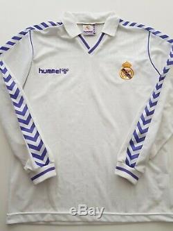 Camiseta Real Madrid 1989 Hummel shirt jersey L