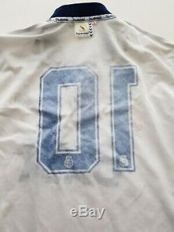 Camiseta Real Madrid 1992 Hummel 10 Match worn shirt jersey