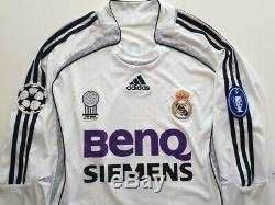 Camiseta Real Madrid 2006 2007 Roberto Carlos shirt jersey M Brasil