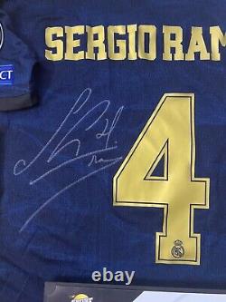 Camiseta Sergio Ramos Real Madrid Firmada Handsigned Signed COA Climachill