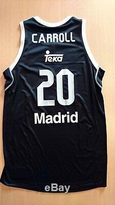 Camiseta baloncesto basketball jersey Jaycee Carroll Real Madrid 2XL euroleague