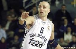 Canotta DJORDJEVIC REAL MADRID basketball FIBA camiseta jersey trikot maillot