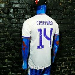 Casemiro Real Madrid Jersey Home shirt 21 22 Adidas GQ1359 Camiseta Mens SZ M