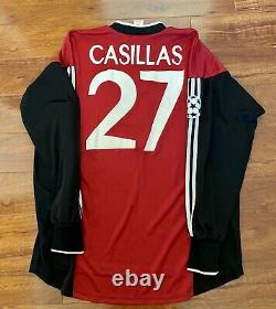 Casillas, 1999-2000 Real Madrid Home GK CL Debut LS Match Issue Un Worn Shirt