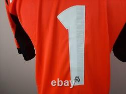 Casillas #1 Real Madrid 2012/2013 ADIDAS Goalkeeper Shirt Men's Size M Jersey