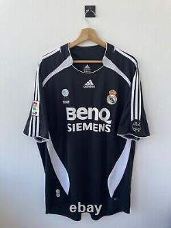 Cf Real Madrid 2006/2007 Away Football Soccer Shirt Jersey Camiseta Adidas Black