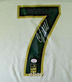 Christiano Ronaldo / Autographed La Liga Emirates Pro Style Soccer Jersey / Coa