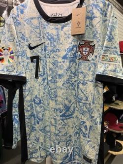 Christiano Ronaldo Portugal 24/25 Away Jersey Fan Version Size Large