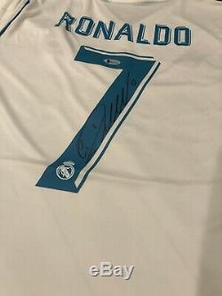 Christiano Ronaldo Signed Adidas Real Madrid Soccer Jersey Autograph BECKETT COA