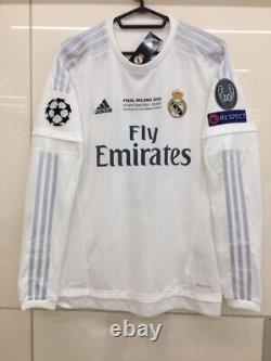 Cristiano RONALDO #7 REAL MADRID 2015/2016 L Jersey HOME L/S Camiseta Shirt UCL