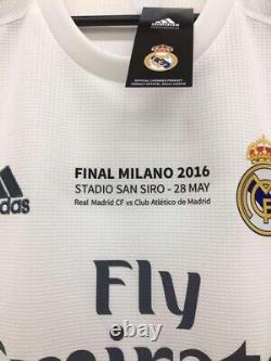 Cristiano RONALDO #7 REAL MADRID 2015/2016 L Jersey HOME L/S Camiseta Shirt UCL