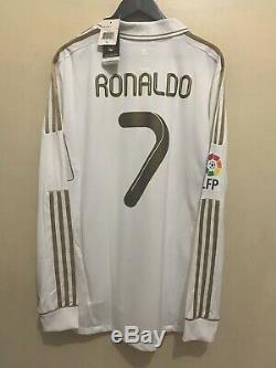 Cristiano Ronaldo 2011/2012 Real Madrid CR7 Soccer Football Long Sleeve Jersey