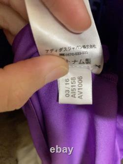 Cristiano Ronaldo 2016-17 Real Madrid Away Jersey Size S Purple Short Sleeve