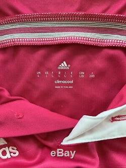 Cristiano Ronaldo 7 Adidas Real Madrid Jersey Mens Large Fly Emirates Hot Pink