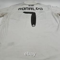 Cristiano Ronaldo #7 Real Madrid 2010/2011 Home ORIGINAL Adidas Soccer Jersey M