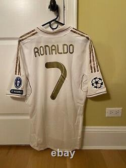 Cristiano Ronaldo #7 Real Madrid 2011 12 Jersey MATCH ISSUED RARE Champions CSKA