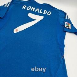 Cristiano Ronaldo #7 Real Madrid 2013/2014 Away ORIGINAL Adidas Soccer Jersey M