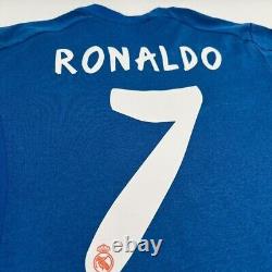 Cristiano Ronaldo #7 Real Madrid 2013/2014 Away ORIGINAL Adidas Soccer Jersey M