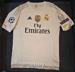 Cristiano Ronaldo #7 Real Madrid 2015-16 Adidas home jersey size M Respect