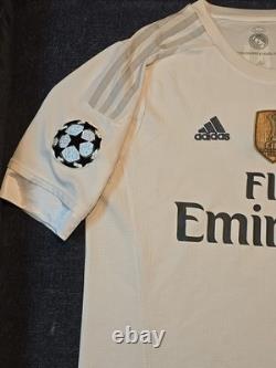 Cristiano Ronaldo #7 Real Madrid 2015-16 Adidas home jersey size M Respect