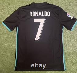 Cristiano Ronaldo #7 Real Madrid FC Third Kit Jersey season 2017/18 size L