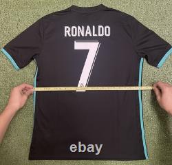 Cristiano Ronaldo #7 Real Madrid FC Third Kit Jersey season 2017/18 size L