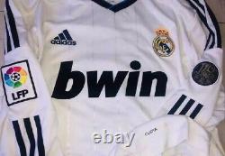 Cristiano Ronaldo #7 Real Madrid LONG SLEEVE Rare Jersey Adidas Authentic LARGE