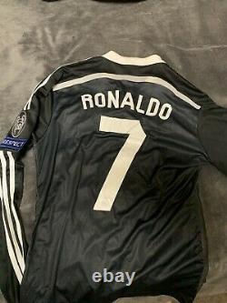 Cristiano Ronaldo #7 Real Madrid Long Sleeve Jersey Size Large