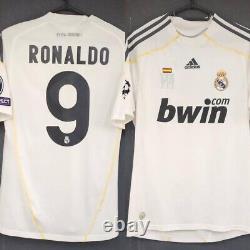 Cristiano Ronaldo 9 Medium REAL MADRID 2009 2010 Home Jersey Camiseta Shirt