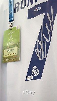 Cristiano Ronaldo Autograph signed Real Madrid Jersey, PSA, Fanatics Authentic