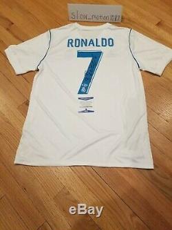 Cristiano Ronaldo Autographed Adidas 2017-18 Real Madrid Jersey with Beckett COA