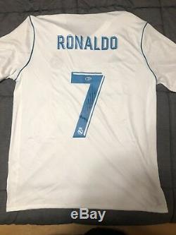 Cristiano Ronaldo Autographed Real Madrid Jersey (beckett COA)