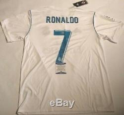 Cristiano Ronaldo Autographed Real Madrid On Field Jersey Beckett Witnessed COA
