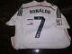 Cristiano Ronaldo Autographed Real Madrid White Soccer Jersey PSA XL Adidas