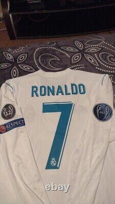 Cristiano Ronaldo Champions League Final 2018 Real Madrid Long Sleeve Jersey