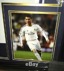 Cristiano Ronaldo Custom Framed Signed Real Madrid Jersey PSA DNA COA
