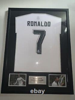 Cristiano Ronaldo Framed Real Madrid Jersey