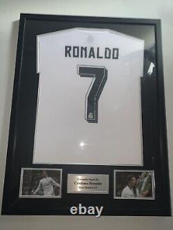 Cristiano Ronaldo Framed Real Madrid Jersey