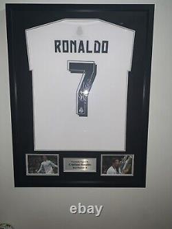 Cristiano Ronaldo Framed Real Madrid Jersey