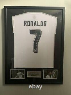 Cristiano Ronaldo Framed Real Madrid Jersey