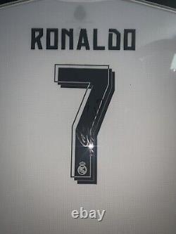 Cristiano Ronaldo Framed Real Madrid Jersey