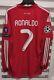 Cristiano Ronaldo Long Sleeve Jersey Away Red CR7 Real Madrid 2011 2012 L Size