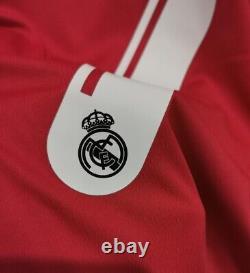 Cristiano Ronaldo Long Sleeve Jersey Away Red CR7 Real Madrid 2011 2012 M Size