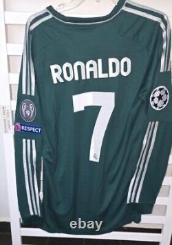 Cristiano Ronaldo Long Sleeve Jersey Home CR7 Real Madrid 2012 2013 L Size