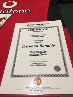 Cristiano Ronaldo Manchester United Football Shirt Signed Man Utd Real Madrid 7
