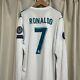 Cristiano Ronaldo Real Madrid 17/18 CL Long Sleeve Jersey XL(US L)