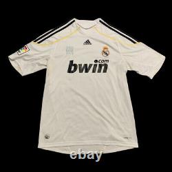 Cristiano Ronaldo Real Madrid 2009/2010 Homw Jersey Large #9